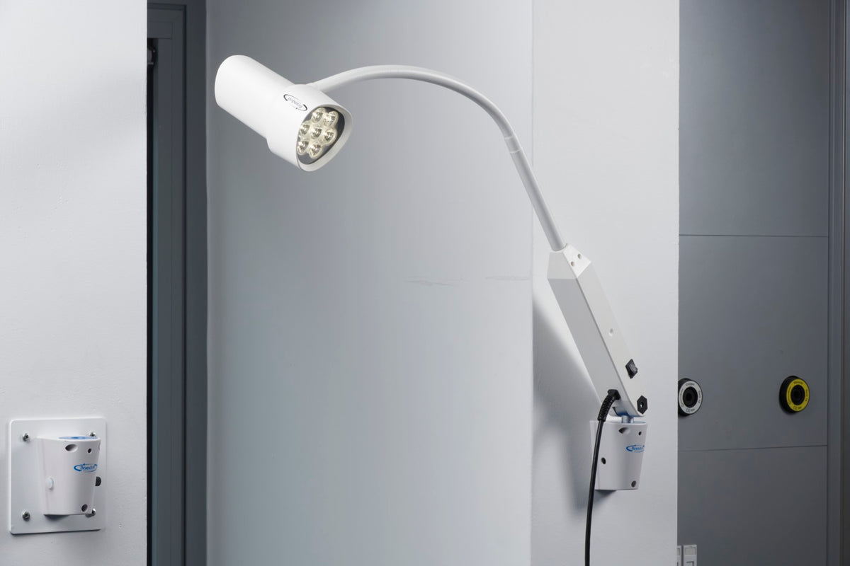 Brandon Medical - Coolview CLED50 LED Examination Light SX Arm with LED technology - wall mounted
