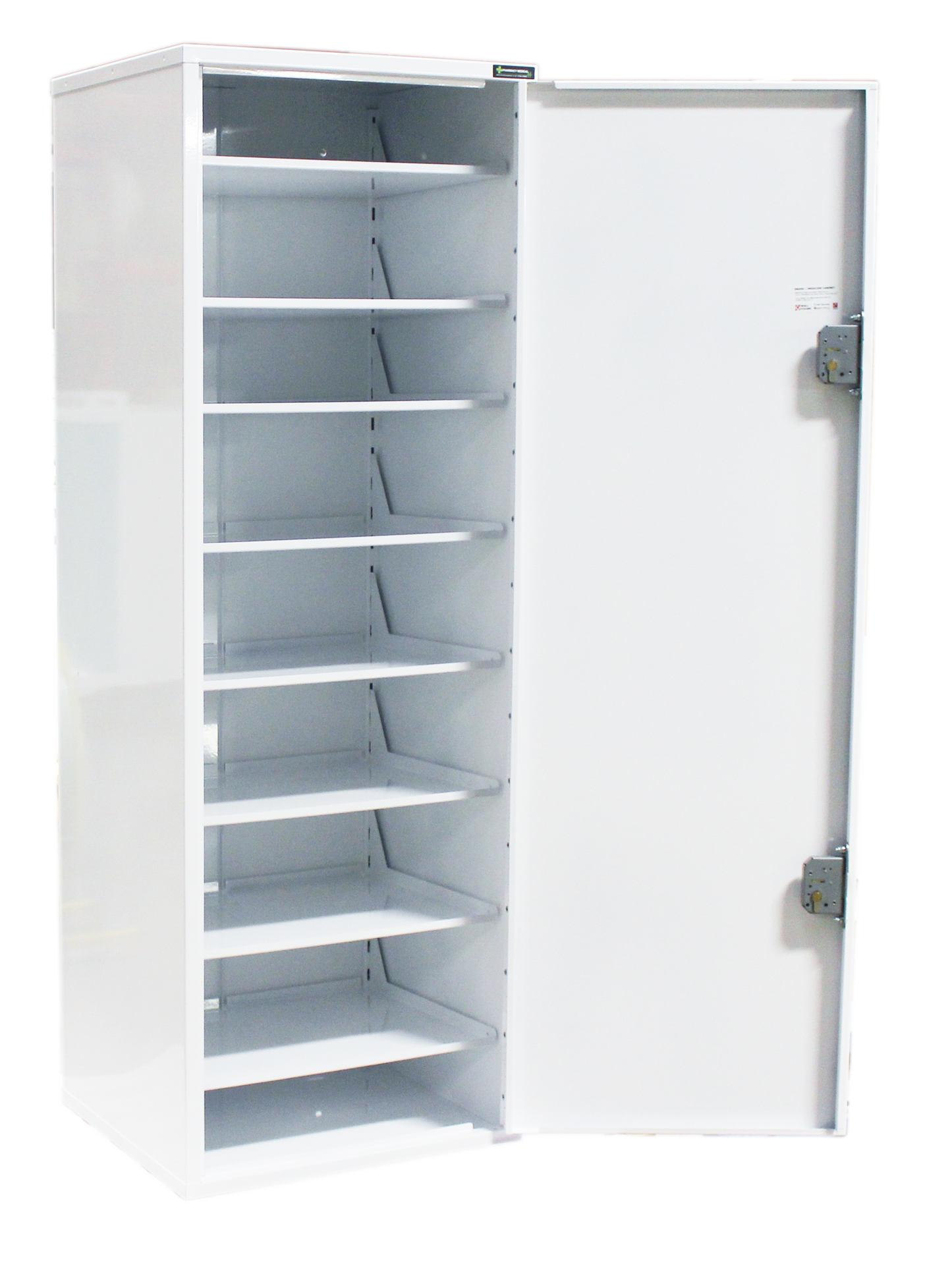 Pharmacy Medical - DTC02 MEDICINE / DRUGS TOWER UNIT | 8 HEIGHT ADJUSTABLE FULL DEPTH SHELVES | 1650 x 580 x 490mm - lock options