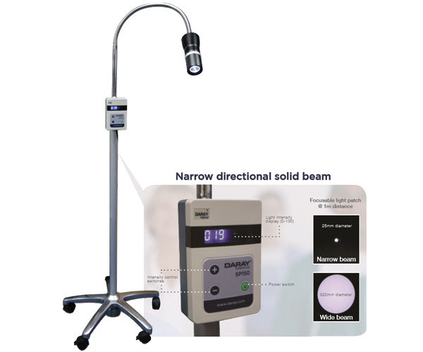 Daray - SP150 Mobile Focusable ENT/Exam Light LED