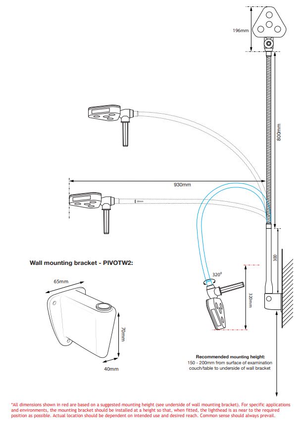 Daray - X700 Examination light