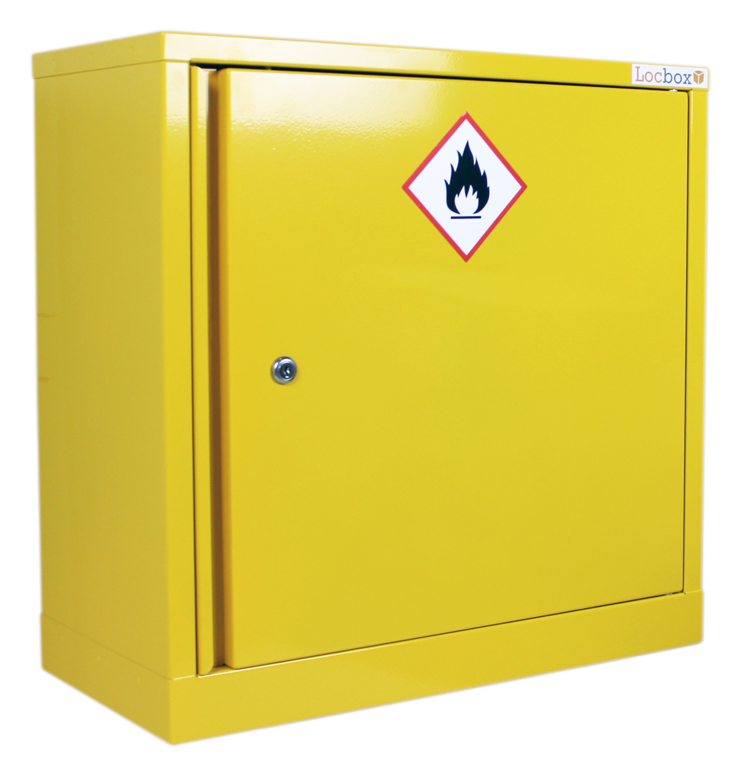 Pharmacy Medical - HAZARDOUS SUBSTANCE CABINET | SINGLE DOOR, ONE SHELF | S, M or L | YELLOW