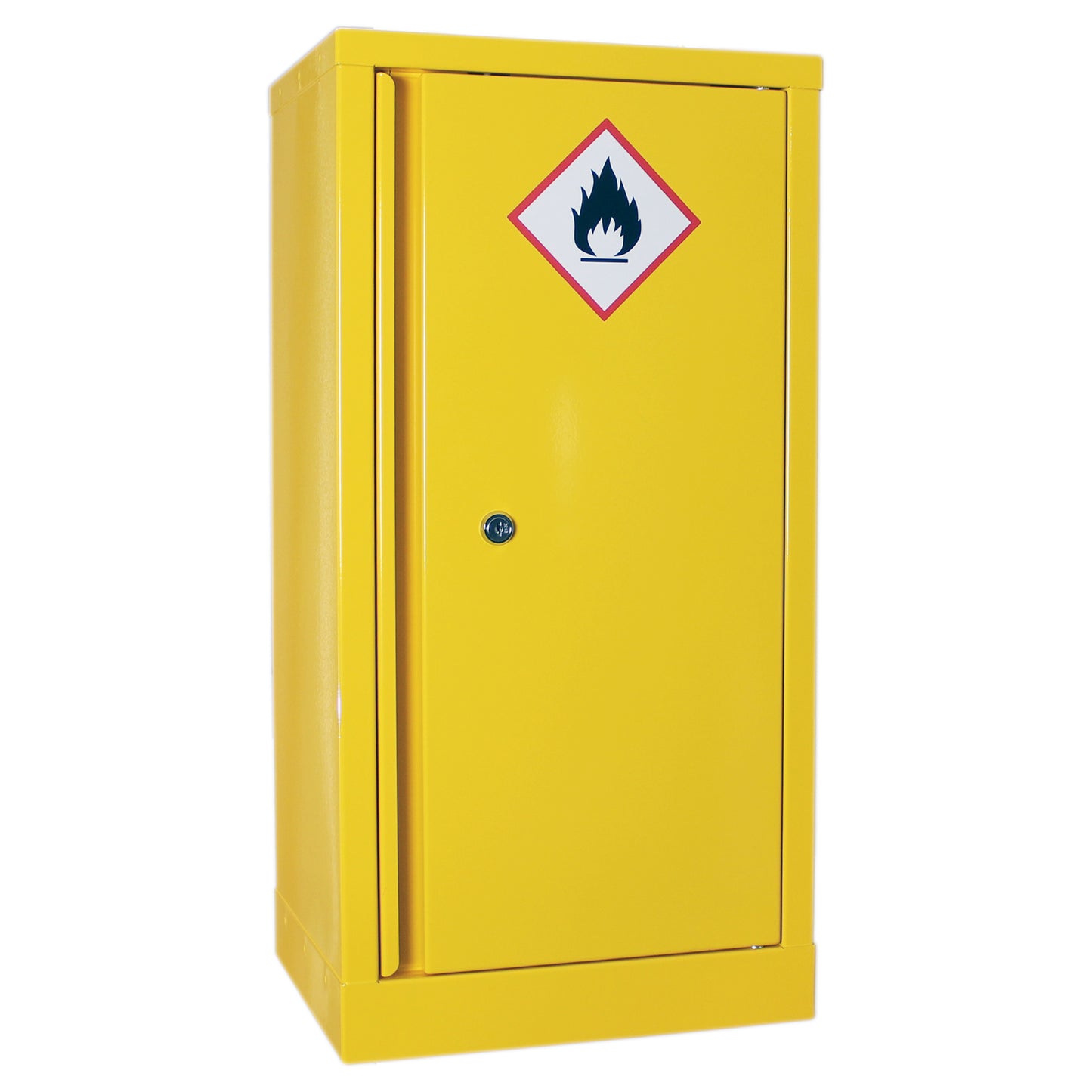Pharmacy Medical - HAZARDOUS SUBSTANCE CABINET | SINGLE DOOR, ONE SHELF | S, M or L | YELLOW