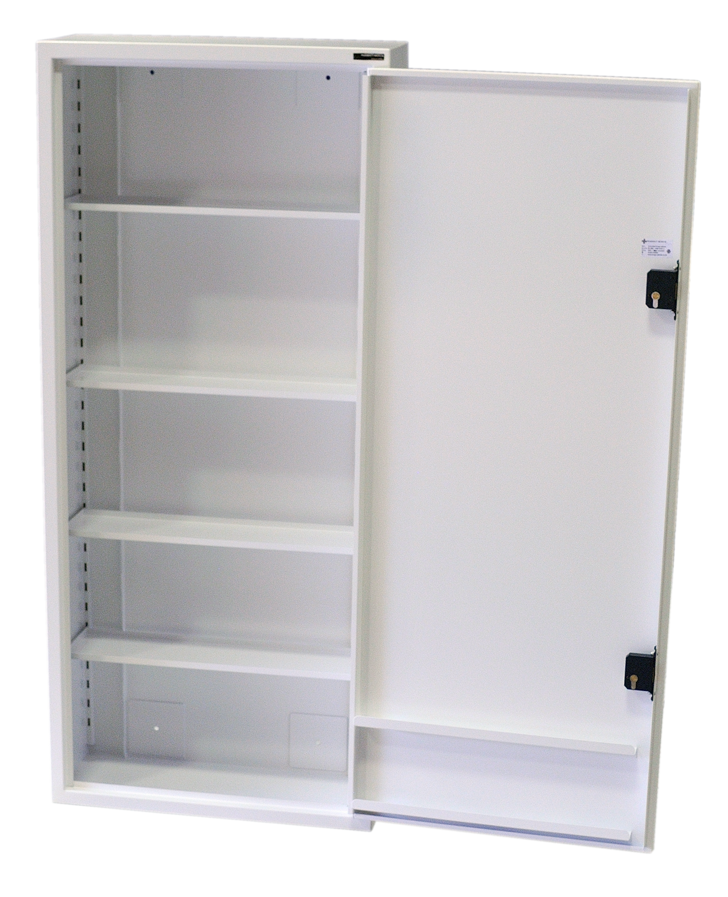 Pharmacy Medical - HECDC104 CONTROLLED DRUGS CABINET | 8 SHELVES (Adjustable) 4 DOOR SHELVES | R or L HINGE, optional warning light