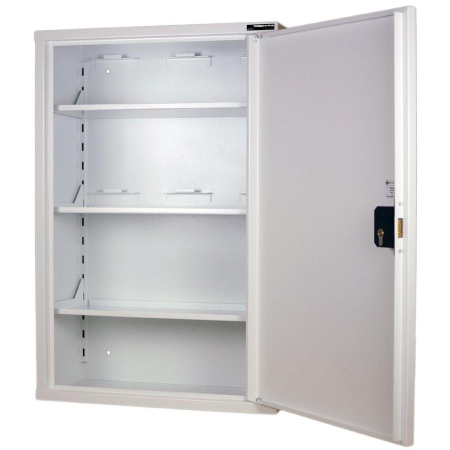 Pharmacy Medical - HECMC301 MEDICINE / DRUGS CABINET | 4 INTERNAL SHELVES + 3 DOOR SHELVES | R or L HINGE, optional warning light