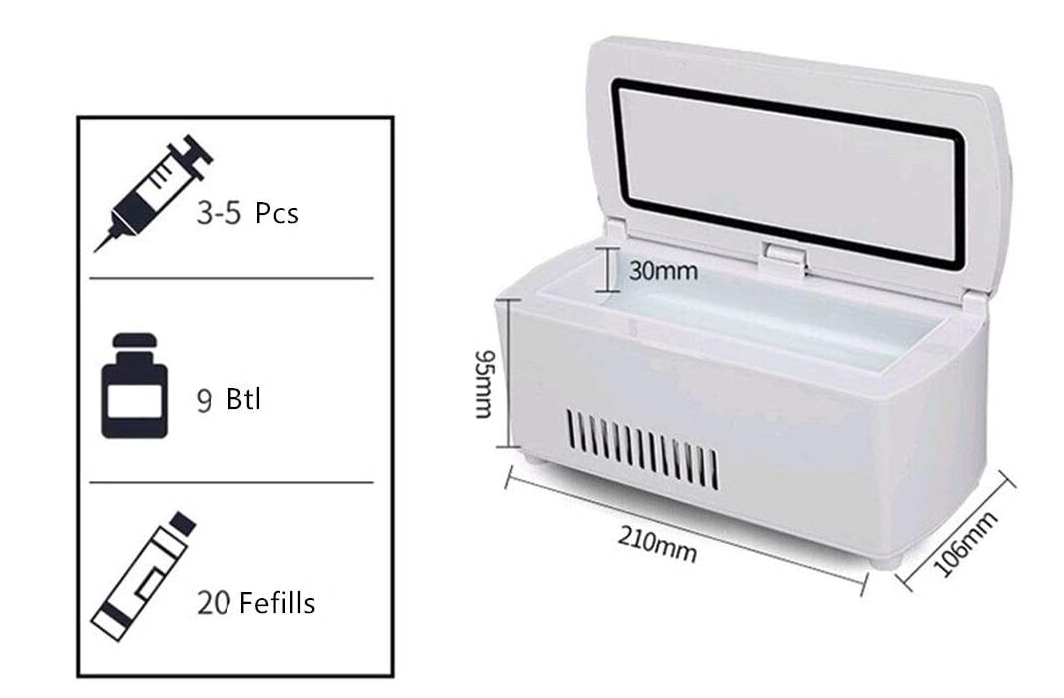 Small Refrigerator/ Cooling Case