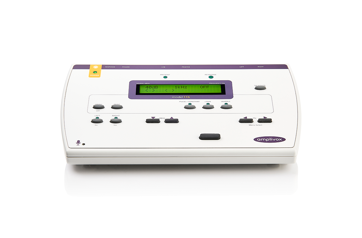 Amplivox - 116 Manual screening audiometer - front view