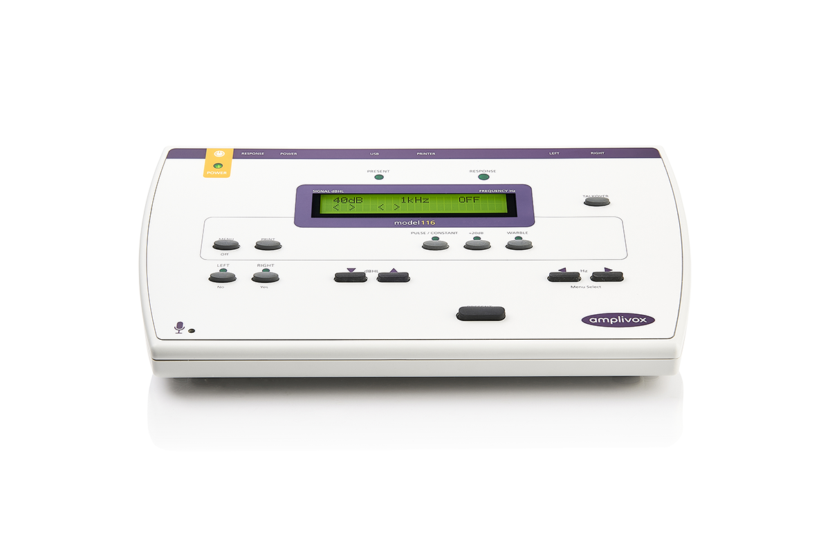 Amplivox - 116 Manual screening audiometer - front view