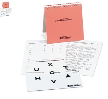 Sheridan Gardiner Test- Sheridan Gardiner Orthoptic Booklet- Near Vision