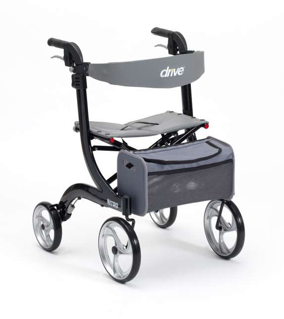 Nitro Rollator Heavy duty- Black