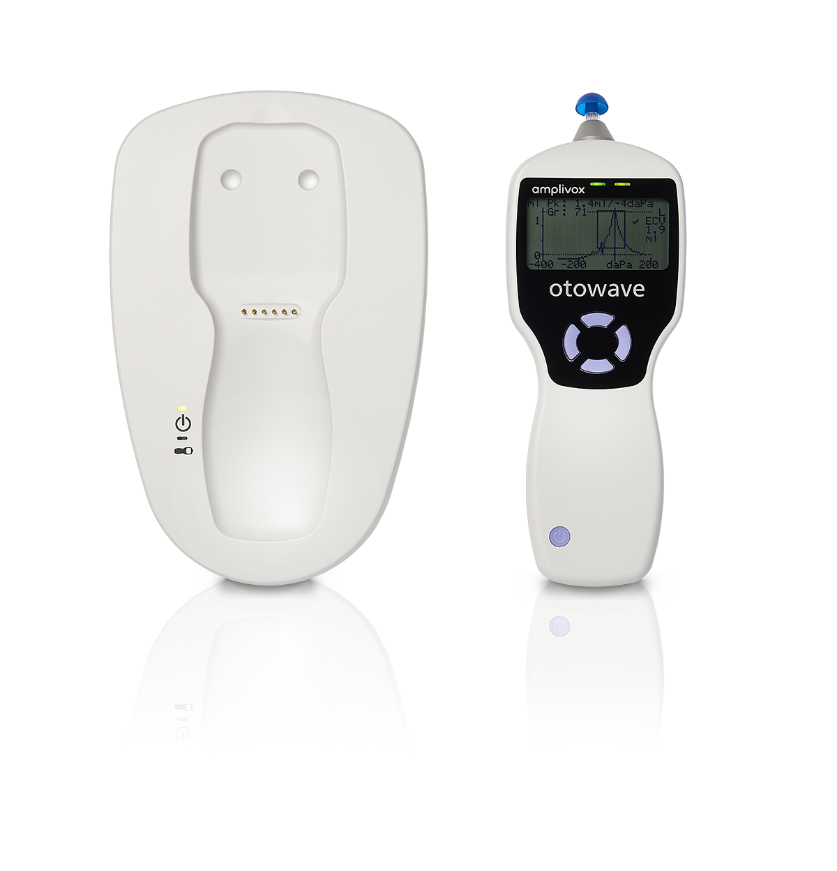 Amplivox - 102C Handheld tympanometer with docking station