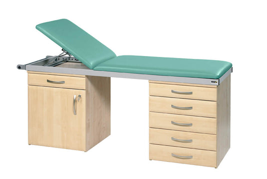 Sunflower - Specialist 2 section Couch System with One Drawerline Unit & One Drawer Pack in aqua green