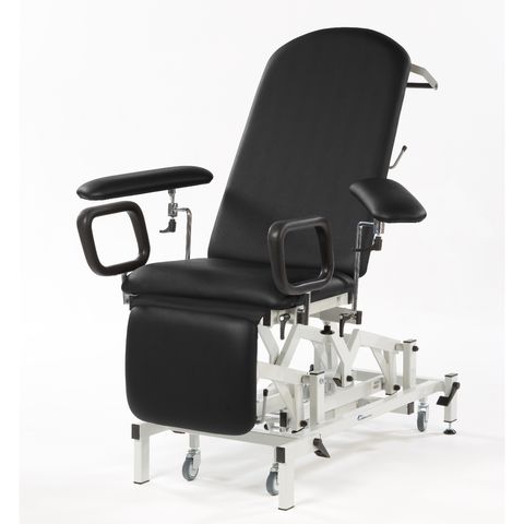 Seers - Medicare Phlebotomy Electric Couch (240Kg SWL) with manual backrest (RWD) - Black