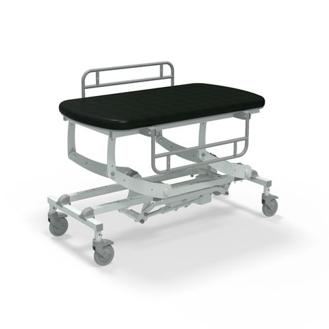Seers - CLINNOVA Mobile Hygiene Electric Table Small (120cm), classic base incl. side support rails with wheel and switch options (265Kg SWL)
