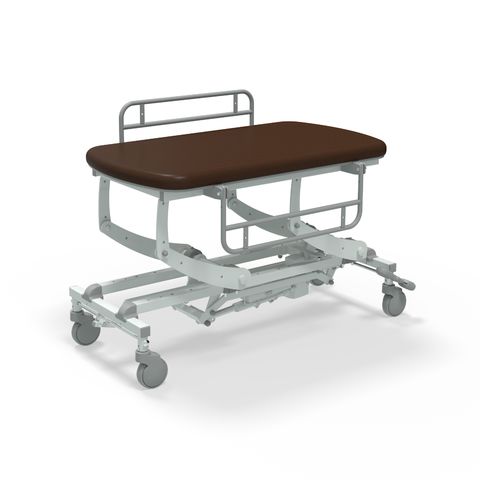 Seers - CLINNOVA Mobile Hygiene Electric Table Small (120cm), classic base incl. side support rails with wheel and switch options (265Kg SWL)
