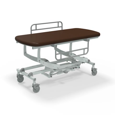Seers - CLINNOVA Mobile Hygiene Hydraulic Table Medium (155cm), incl. side support rails with wheel and base options (265Kg SWL)