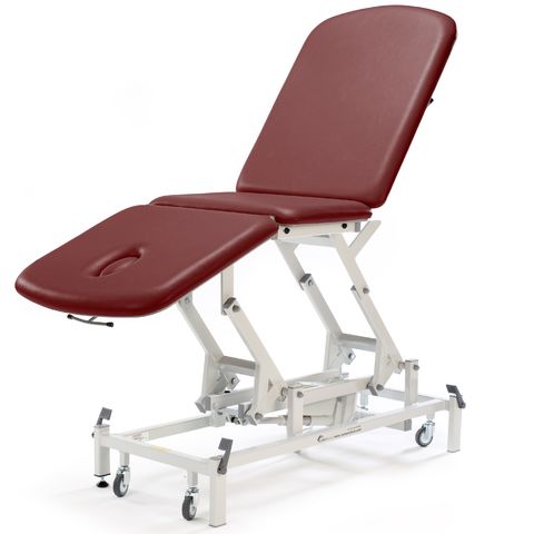 Seers - Therapy 3 Section Electric Couch, (240kg SWL) brown