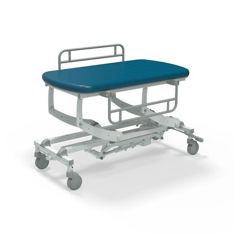 Seers - CLINNOVA Mobile Hygiene Electric Table Small (120cm), classic base incl. side support rails with wheel and switch options (265Kg SWL)