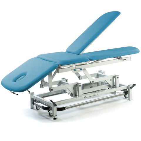 Seers - Therapy Deluxe Drainage Couch, Electric with single or split foot section, perimeter foot switch and various head section options (240kg SWL)