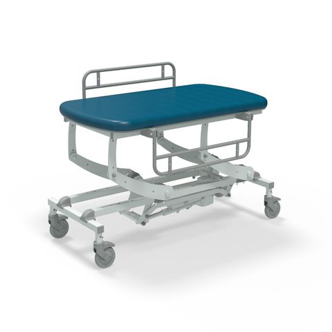 Seers - CLINNOVA Mobile Hygiene Electric Table Small (120cm), classic base incl. side support rails with wheel and switch options (265Kg SWL)