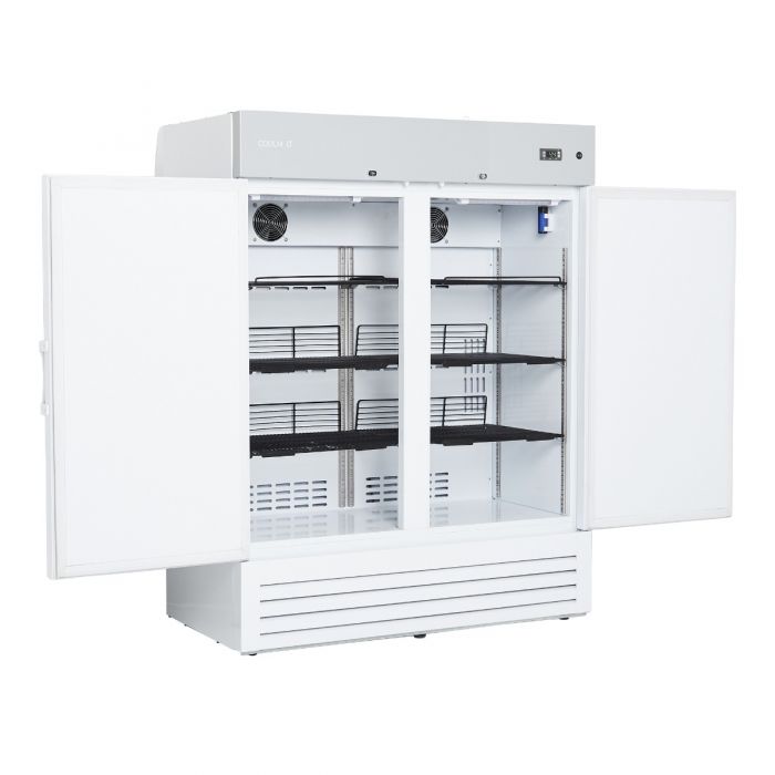 Solid Double Door Large Medical, Pharmacy, Vaccine Refrigerator CMS500 - internal view