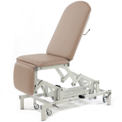 Seers Medicare Multi-Treatment Couch | Hydraulic | Single Footrest | Manual Backrest | (250Kg SWL)