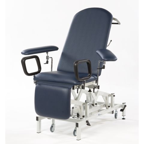 Seers - Medicare Phlebotomy Electric Couch (240Kg SWL) with manual backrest (RWD) - navy