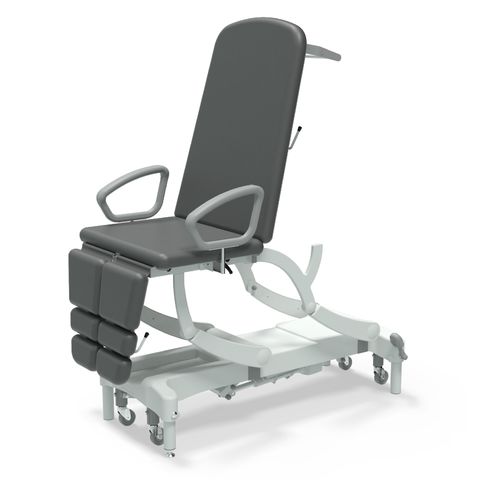 Seers - CLINNOVA Versa 1 Electric couch, 3 section, gas assisted back and foot rest, premium base with wheel and foot switch options (265Kg SWL)