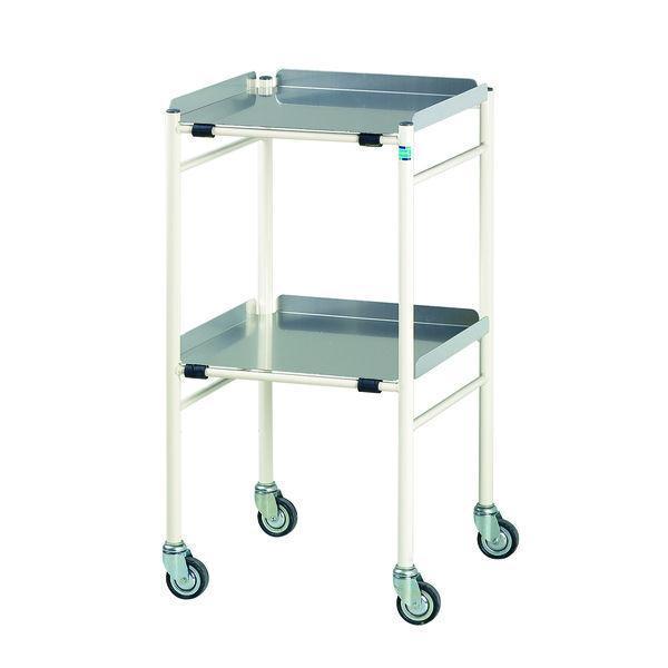 Doherty Halifax Dressing Trolley 46cm x 46cm steel frame.