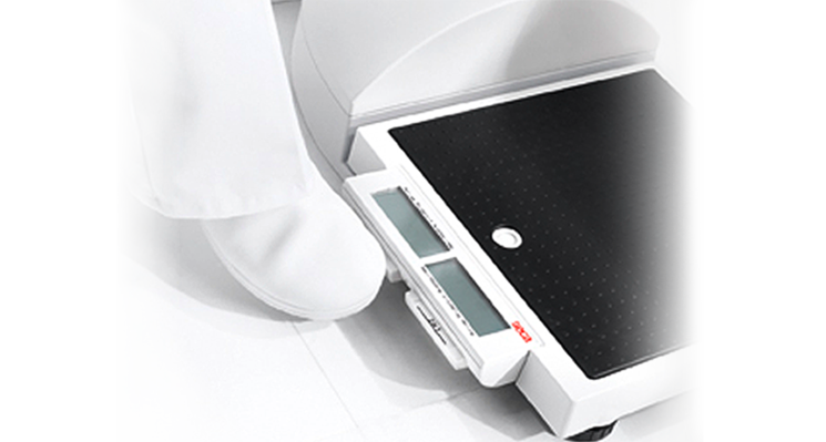 seca 874 - Electronic flat non-medical scale with double facing display