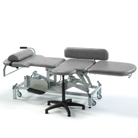 Seers - Medicare Echocardiography Electric Treatment Couch |matching stool Included | 240Kg SWL