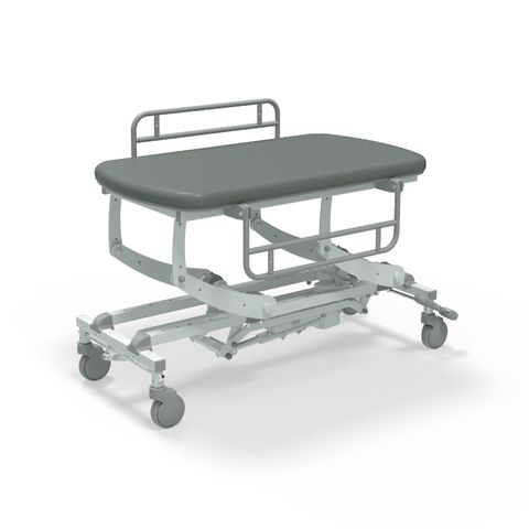 Seers - CLINNOVA Mobile Hygiene Electric Table Small (120cm), classic base incl. side support rails with wheel and switch options (265Kg SWL)