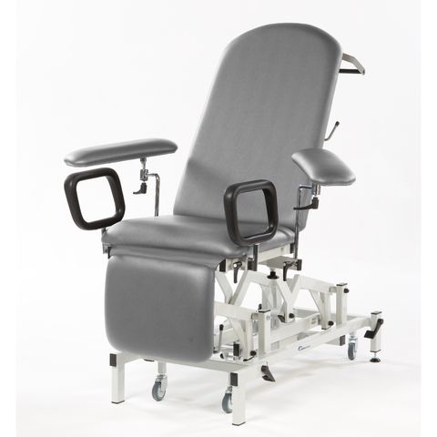 Seers - Medicare Phlebotomy Electric Couch (240Kg SWL) with manual backrest (RWD) - Pale grey