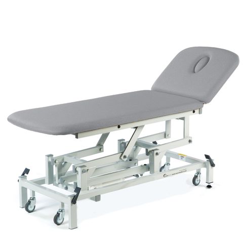 Seers - Therapy 2 Section Electric Couch, with basic head section and various switch options - pale grey