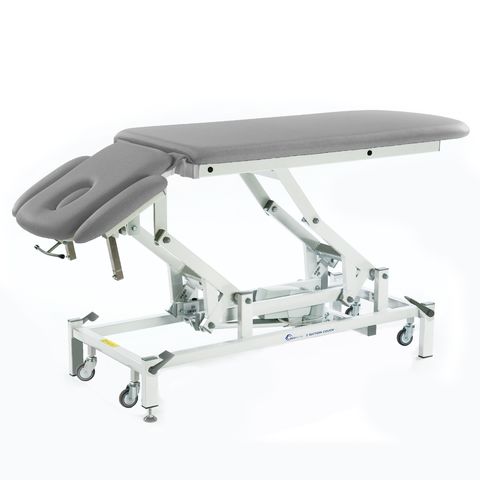 Seers - Therapy 2 Section Electric Couch, with plus head section - pale grey
