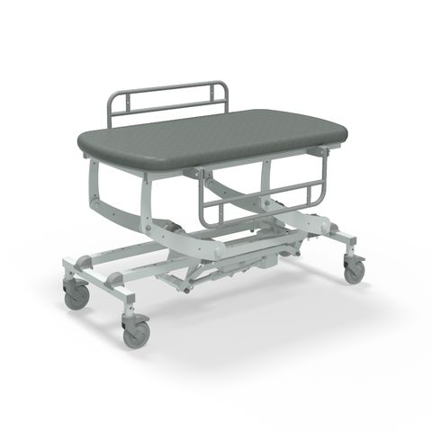 Seers - CLINNOVA Mobile Hygiene Electric Table Small (120cm), classic base incl. side support rails with wheel and switch options (265Kg SWL)