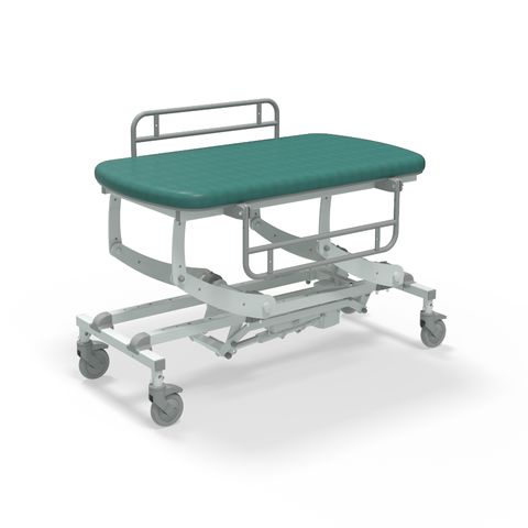 Seers - CLINNOVA Mobile Hygiene Electric Table Small (120cm), classic base incl. side support rails with wheel and switch options (265Kg SWL)