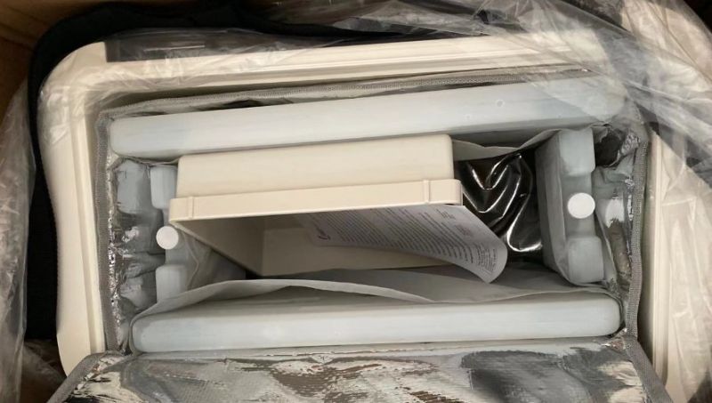 Nomad Medical Cooler 28L with Hard Ice Bricks