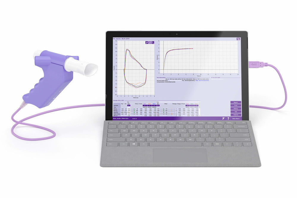 ndd Easy on-PC Spirometer Hospital package (Spirette only)