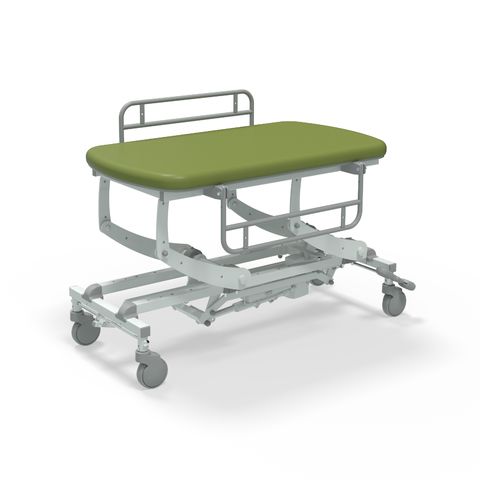 Seers - CLINNOVA Mobile Hygiene Electric Table Small (120cm), classic base incl. side support rails with wheel and switch options (265Kg SWL)