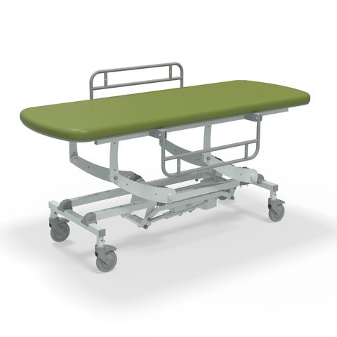 Seers - CLINNOVA Mobile Hygiene Electric Table Large (190cm), classic base incl. side support rails with wheel and switch options (265Kg SWL)