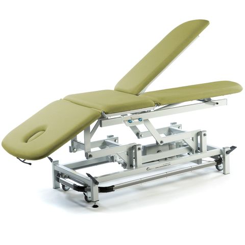 Seers - Therapy Deluxe Drainage Couch, Electric with single or split foot section, perimeter foot switch and various head section options (240kg SWL)