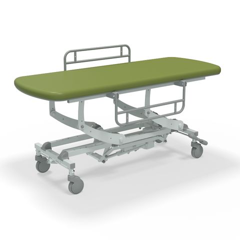 Seers - CLINNOVA Mobile Hygiene Electric Table Large (190cm), classic base incl. side support rails with wheel and switch options (265Kg SWL)