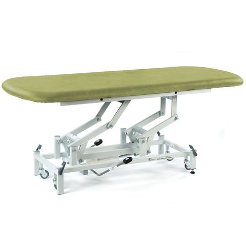 Seers - Therapy Hygiene Table - Large, hydraulic/electric, retractable wheels and various switch options (240kg SWL)