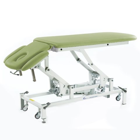 Seers - Therapy 2 Section Electric Couch, with plus head section - pale green