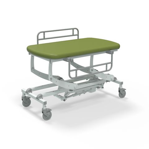 Seers - CLINNOVA Mobile Hygiene Electric Table Small (120cm), classic base incl. side support rails with wheel and switch options (265Kg SWL)