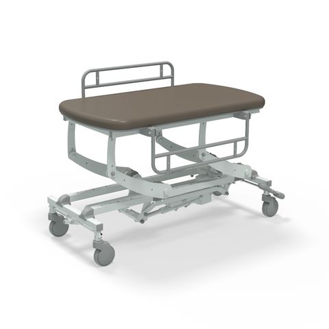Seers - CLINNOVA Mobile Hygiene Electric Table Small (120cm), classic base incl. side support rails with wheel and switch options (265Kg SWL)