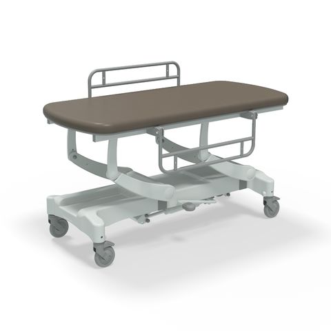 Seers - CLINNOVA Mobile Hygiene Hydraulic Table Medium (155cm), incl. side support rails with wheel and base options (265Kg SWL)