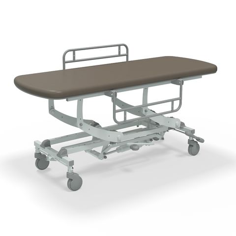 Seers - CLINNOVA Mobile Hygiene Hydraulic Table Large (190cm), incl. side support rails with wheel and base options (265Kg SWL)