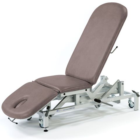 Seers - Therapy 3 Section Hydraulic Couch light grey - lowered