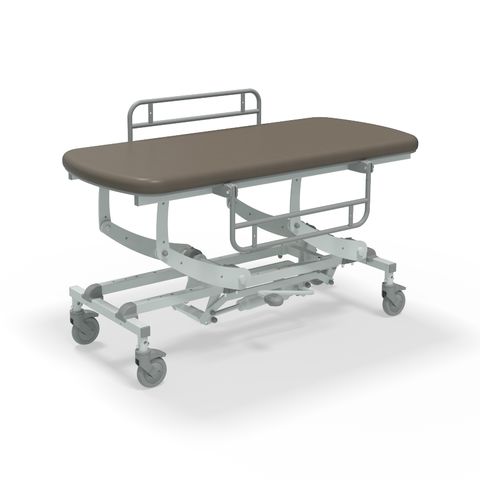 Seers - CLINNOVA Mobile Hygiene Hydraulic Table Medium (155cm), incl. side support rails with wheel and base options (265Kg SWL)